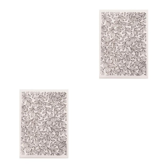 Billuyoard Embossing Folder Leaves-shaped Multifunctional Dies Embossing Accessories Crafts Template DIY Paper Decoration 10.5x14.5 cm 2Conjunto