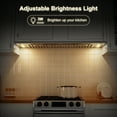 thumbnail image 4 of BRANO Insert Range Hood Convertible 900 CFM Stainless Steel Kitchen Hood with Voice Control,36 inch, 4 of 7