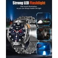 thumbnail image 4 of Reloj inteligente PODOEIL Military para hombre 1.43" AMOLED Bluetooth, 4 of 9