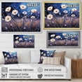 thumbnail image 4 of Designart "Cascading Blue Cornflowers II" Floral Floater Framed Canvas Print, 4 of 7