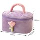 thumbnail image 1 of Bolsa de cosméticos Kawaii Organizador de pana Cubo Neceser de maquillaje (Púrpura L) JShteea Para Estrenar, 1 of 8