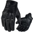 thumbnail image 1 of Lishi Durable Full Finger Motorcycle Gloves for Road Racing Bike - Summer Spring Powersports Support - Touch Screen Compatible (Black, XL), 1 of 4