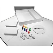 Create Your Own Board Game (Blank Game Board, Box & Accessories) with Game Pieces, Blank Cards, Blank Spinner & Dice