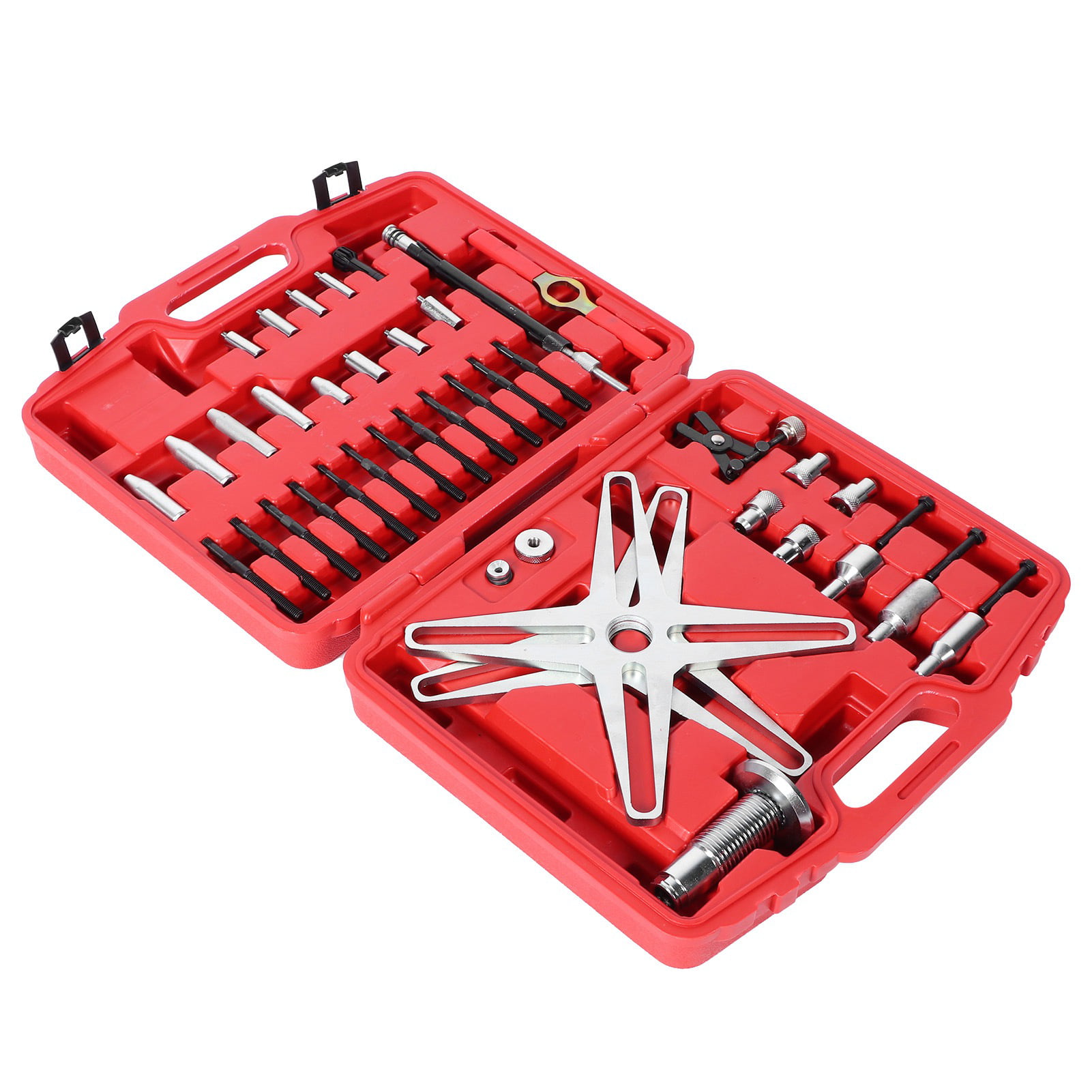 Storage Box 43Pcs Self-Adjusting Clutch Alignment Setting Tool Universal S‑SAC34UPG Self Adjusting Clutch Tool Fit for Connectors with 3‑hole and 4‑hole pitch Steel Clutch Alignment Setting Tool