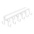 thumbnail image 4 of Ganchos para tazas debajo del gabinete, estante sin clavos, ganchos para colgar, soporte para tazas blanco, 4 of 9