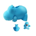thumbnail image 2 of Children's Bathtub Spout Cover Safety Silicone Faucet Guard Protector for Baby Kid Toddler - Blue Hippo, 2 of 7
