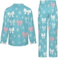 thumbnail image 6 of Top-kevin Western Themed Horse Women's Long-Sleeve Shirt And Full-Length Bottom Pajama Set, 6 of 12