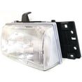 thumbnail image 2 of For MercuryTracker 1991-1996 Headlight Assembly Passenger Side Chrome Housing Clear Lens Replacement For FO2503150 | F1KY 13008 A, 2 of 4