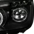 thumbnail image 7 of Spec-D Tuning Dual Halo Black Projector Headlights Head Lamp w/ LED Lamps for 2001-2003 BMW X5 Head Light Assembly Left + Right Pair, 7 of 7