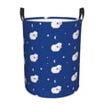 thumbnail image 6 of Picia Moon Lamb Large Laundry Basket, Waterproof, Freestanding Laundry Hamper, Collapsible Tall Clothes Hamper with Extended Handles-Medium, 6 of 8