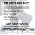 thumbnail image 2 of FAMITION Women Winter Boots Faux Fur Lined Warm Snow Ankle Booties Waterproof Non Slip Walking Hiking Boot with Front Zipper Blue 8, 2 of 5