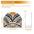 thumbnail image 4 of Yayeee Napkin Holder for Table Set of 2 Kitchen Paper Tissue Organization, Orange Art Pattern, 4 of 8