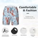 thumbnail image 3 of Balery Lobsters Bañador para hombre, shorts de playa de secado rápido con entrepierna y forro de compresión-X-Large, 3 of 6