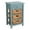 Sea Grass Green, variant on Pemberly Row Contemporary Solid Wood Ocean Blue Storage Table