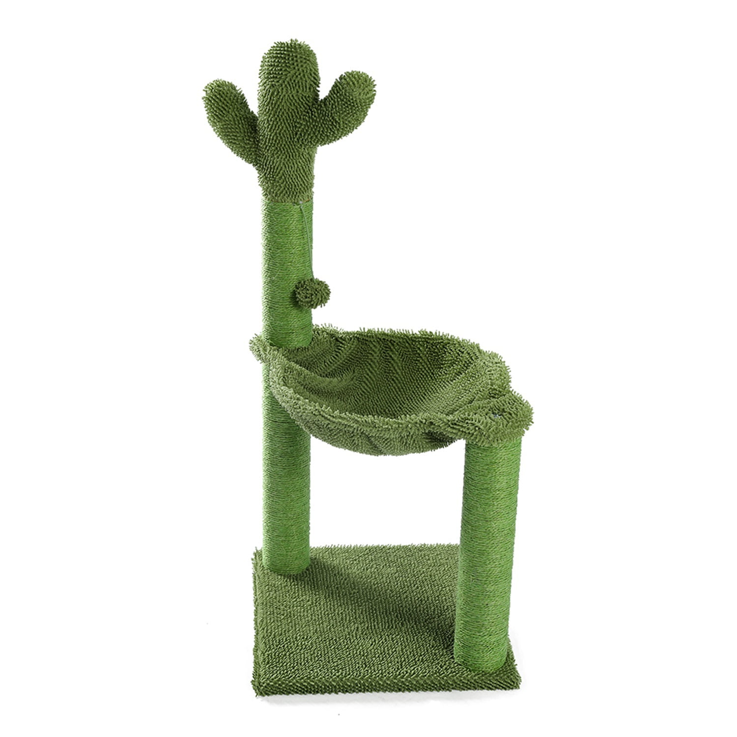 Pefilos Cat Scratching Posts for Indoor Cats Tree with Play Ball and Bed Cat Condo for Outside Green-Cactus Cat Scratching for Furniture Pefilos Cat Scratching Posts for Indoor Cats Tree with Play Ball and Bed Cat Condo for Outside Green-Cactus Cat Scratching for Furniture