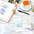 thumbnail image 4 of 12Pcs A6 Binder Pockets Clear Cash Envelopes Clear Zipper Folders Loose Leaf Bags Waterproof PVC Sheet Protectors 6 Holes for 6 Ring Binder Photos Cards Bills Organizer, 4 of 6