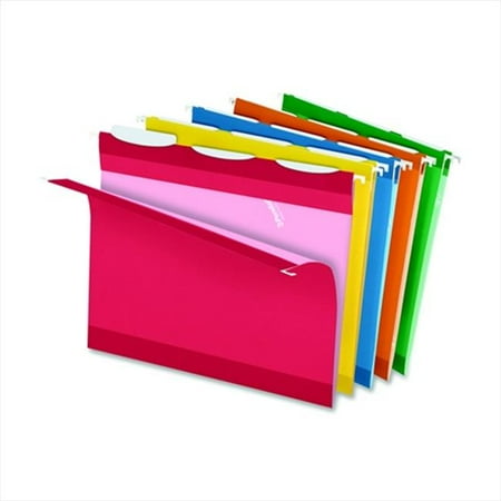 Esselte Az Durable 1/5 Cut - Pendaflex 082200 Esselte Ready-Tab Polylaminate 0.33 Cut Reinforced Hanging File Folder, Pack - 25