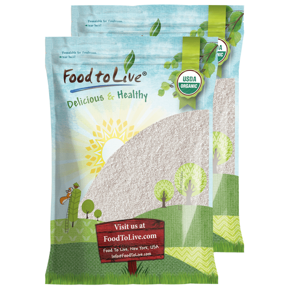 Gluten Free Organic White Polenta, 20 Pounds - Non-GMO , Vegan, Kosher - by Food to Live