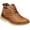 Tan Crazy Horse Leather, variant on Nunn Bush Mens Luxor Plain Toe Chukka Boot with Comfort Gel and Memory Foam