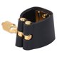 thumbnail image 2 of Sujetador De Boquilla Para Saxofón, Correa De Cuero Resistente Al Desgaste Mejora Del Timbre Cierre De Ligadura Para Saxofón Tamaño Compacto Negro Para Saxofones Altos, 2 of 7