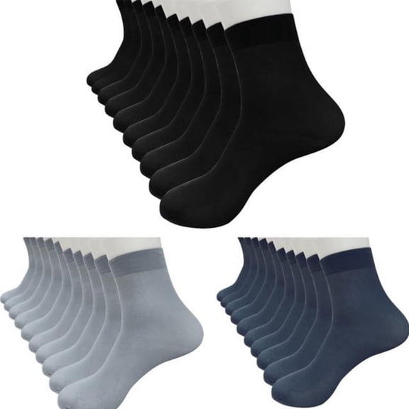 XIBUFE 8 Pairs Mens Ankle Socks Cotton Quarter Thin Ankle High Mini Crew Socks for Men Non Binding Comfortable Socks Soft Mid-Calf Socks for Office Business Casual Wear Black One Size