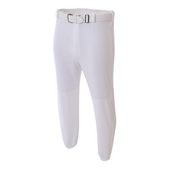 A4 Double Play Baseball Pant For Mens In Optic White | N6195