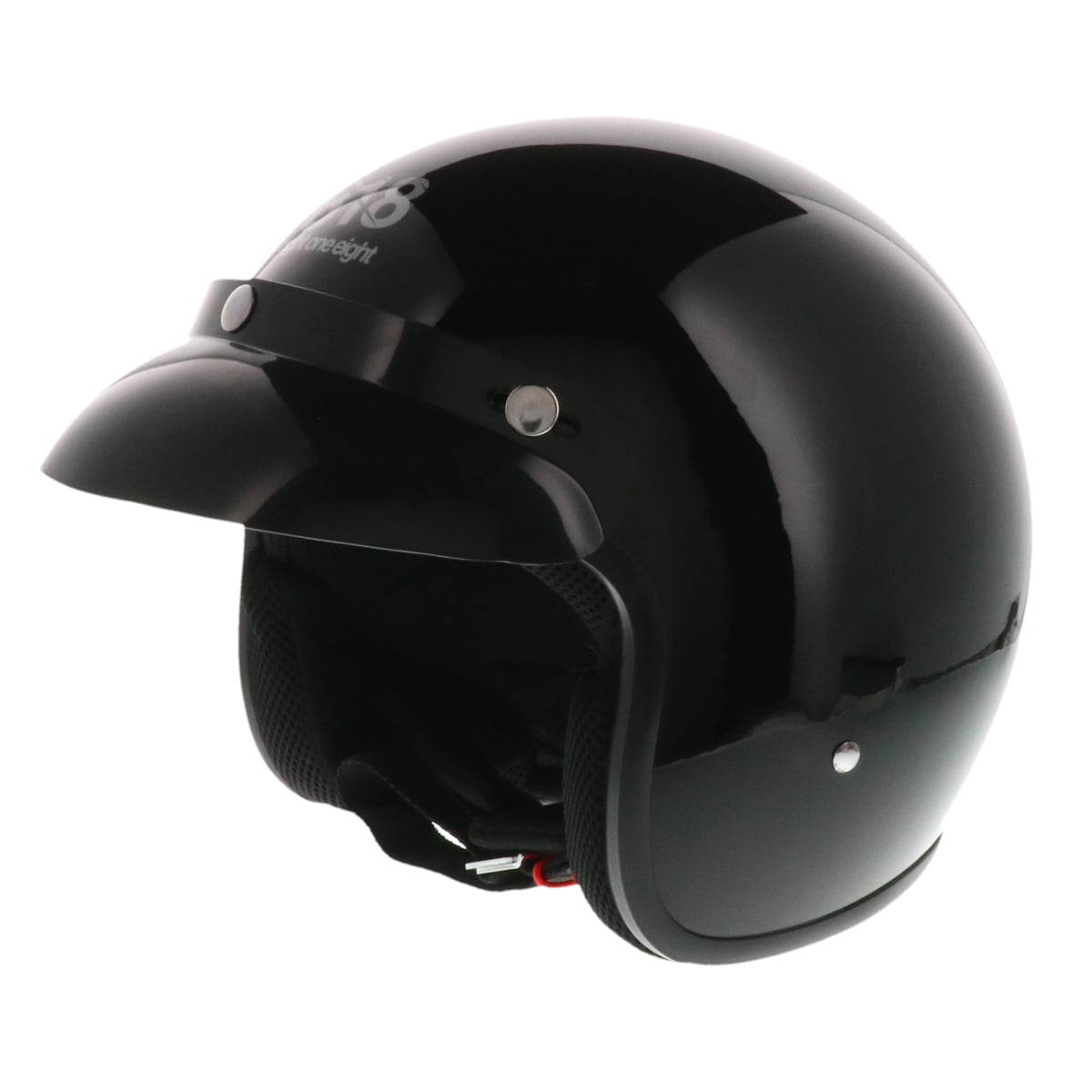 818 Adult Open Face Helmet - DOT - H-320 ATV UTV Motorcycle Scooter Go