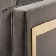 thumbnail image 6 of Baxton Studio Ambra Velvet Fabric with Gold Finish Accent Chair in Gray, 6 of 10