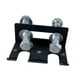 thumbnail image 4 of Soporte para barra de sentadillas, soporte para barra, soporte para dos postes, resistente Negro, 4 of 9