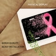 thumbnail image 3 of Pink Ribbon Sparkle Funny Personalized License Plate Rust-proof Stainless Steel Metal License Plate Suitable For Men And Women 12.2" x 6.2", 3 of 7