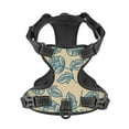 thumbnail image 4 of XMXY No Pull Dog Harness, Leaves Pattern Flower Adjustable Reflective Pet Harness with Oxford Vest, Large Size, 4 of 9
