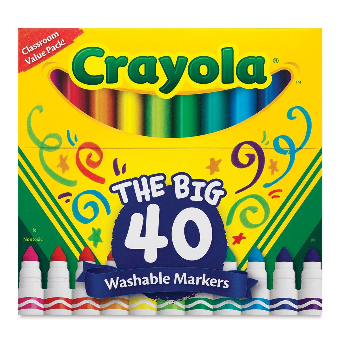10 Packs: 40ct. (400 total) Crayola® Ultra-Clean Washable® Fine