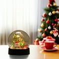 thumbnail image 2 of Moocorvic Christmas Snow Globes with Small Christmas Tree Santa Claus Snowman, for The Holidays or Everyday, 2 of 7