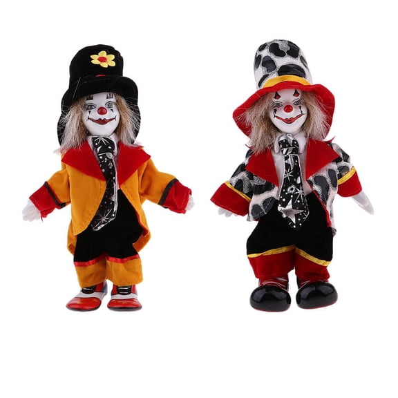 Muñeca de para Regalos de Cumpleaños Halloween Decoración Zulema Muñecas de porcelana payaso