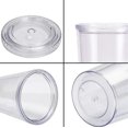 thumbnail image 6 of Clear Plastic Tumbler with Straw and Lid,24oz Double Acrylic Tumbler,Reusable Cold Drink Cup,Double Walled Insulated Iced Coffee Cup,Portable Drinking Cups,for Home Travel Party, 6 of 7