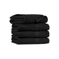 thumbnail image 6 of Ample Decor Black Bath Towels for Bathroom Set of 4 100% Cotton Popcorn Textured -Quick Dry, Highly Absorbent, OEKO-TEX Certified, Machine Washable - Mulaayam Collection - 30 X 54 Inch, 6 of 6