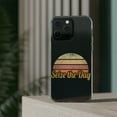 thumbnail image 3 of DistinctInk Clear Case for Apple iPhone 15 PRO (6.1" Screen) - Seize The Day, 3 of 9