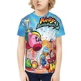 thumbnail image 4 of Kirby Boys Girls 3d Graphic Printed T-Shirt Crewneck Short Sleeve Tees, 4 of 6