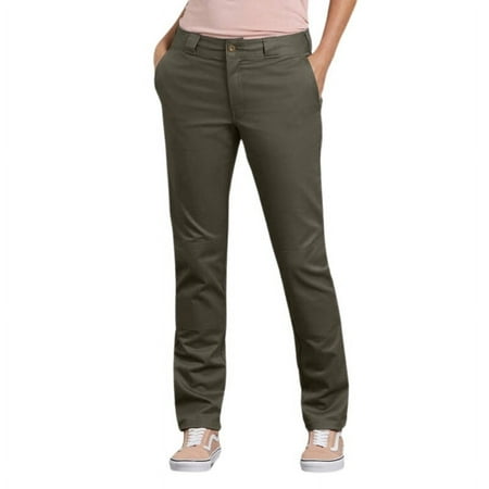 Dickies Women's Double Knee Work Pant, Grape Leaf, 12