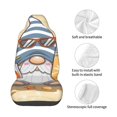 thumbnail image 4 of Balery Hello Summer Cute Gnome Funda de Asiento para Auto con Diseño - Cubierta Frontal Suave y Transpirable con Protector Antideslizante- 1 Unidad, 4 of 5