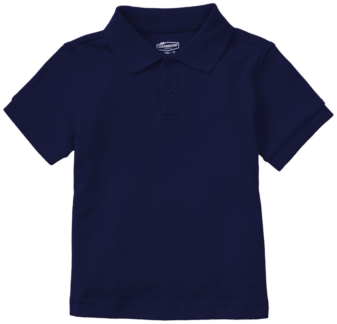 Navy polo shirt school Clearance