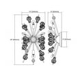 thumbnail image 2 of Elk Home 13-Inch Wide Starburst Sconce, Contemporary, Polished Chrome, 2 of 4