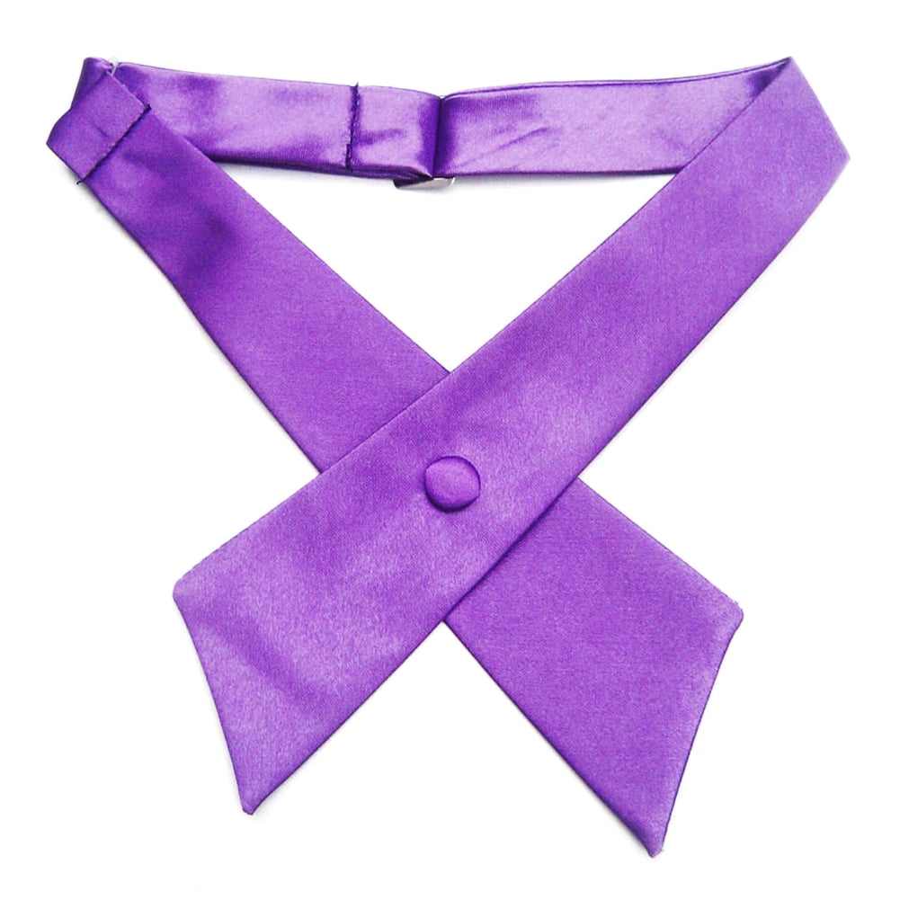 TopTie CrissCross Tie, Girls' School Uniform Cross TieVOILET