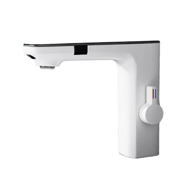 Langgg Sensor Tap For Wash Basin Faucet With Automatic Control Digital Display Screen Hot Cold Water Mixer B