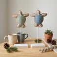 Dserhfy Nautical Sea Turtle Statue Rustic Standing Sea Turtle Block ...