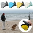 thumbnail image 1 of Baño Recogedor de excrementos de perro, kit de limpieza exterior para recoger heces de mascotas, incluye soporte para bolsa de basura, color beige (1 unidad) Rkxzt, 1 of 9
