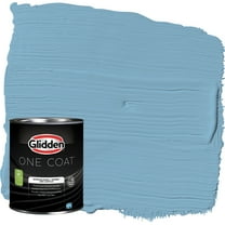 Glidden One Coat Interior Paint and Primer, Arabella / Blue, 1 Quart, Eggshell