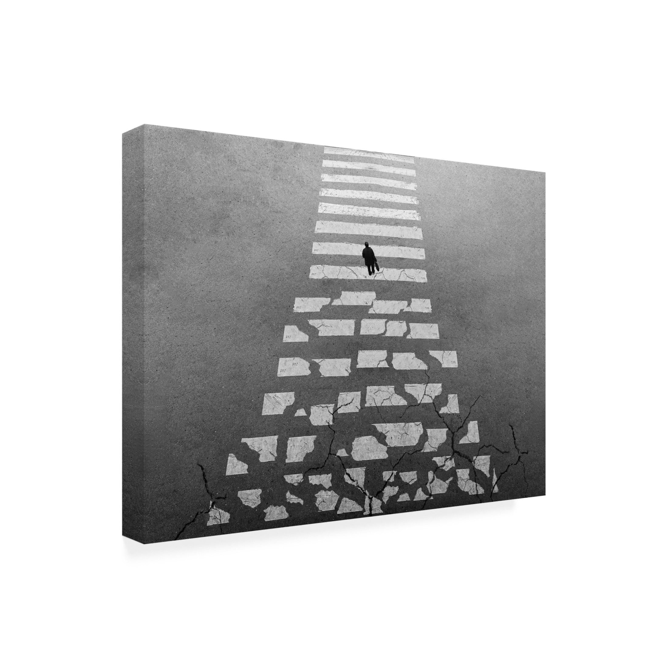 Trademark Fine Art alizolghadri93 Route without return Canvas Wall Art