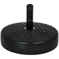 thumbnail image 3 of Outsunny Fillable Umbrella Base for 1.5"-2" Pole, Umbrella Stand, Black, 3 of 10