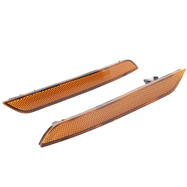 Side Marker Light, Excellent Workmanship Smoothly Texture Side Reflector Lamp, Exquisite Design Water-resistant Car For Transporter White,Amber